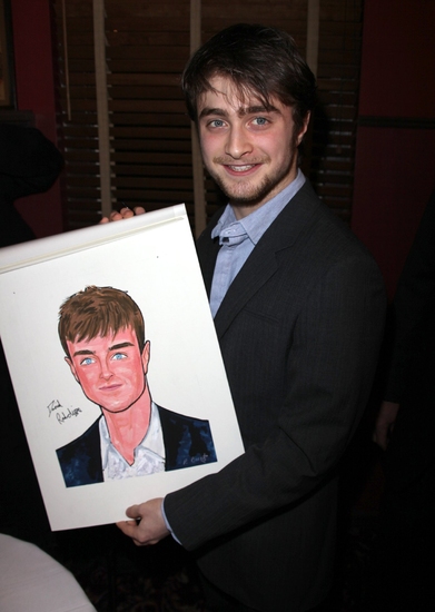 Photo Coverage: EQUUS Star Daniel Radcliffe's Caricature Unveiled at Sardi's Image