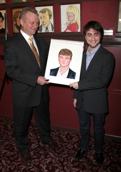 Photo Coverage: EQUUS Star Daniel Radcliffe's Caricature Unveiled at Sardi's Image