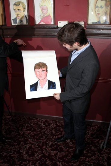Photo Coverage: EQUUS Star Daniel Radcliffe's Caricature Unveiled at Sardi's Image