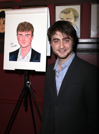 Photo Coverage: EQUUS Star Daniel Radcliffe's Caricature Unveiled at Sardi's Image