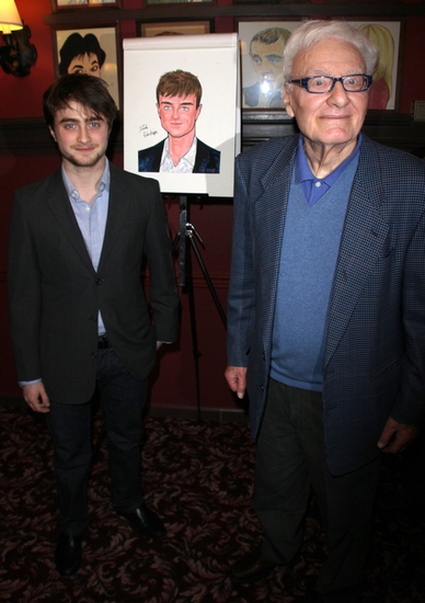 Photo Coverage: EQUUS Star Daniel Radcliffe's Caricature Unveiled at Sardi's Image