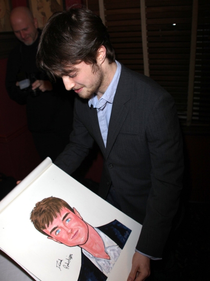 Photo Coverage: EQUUS Star Daniel Radcliffe's Caricature Unveiled at Sardi's Image