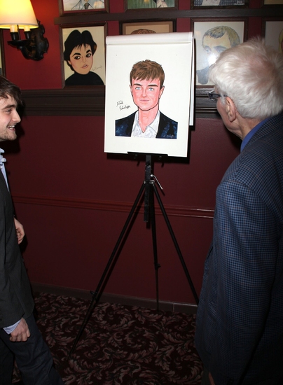 Photo Coverage: EQUUS Star Daniel Radcliffe's Caricature Unveiled at Sardi's Image