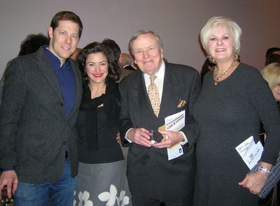 John Bolton, Marla Schaffel, York Board member Austin Graham and his wife Judy Photo