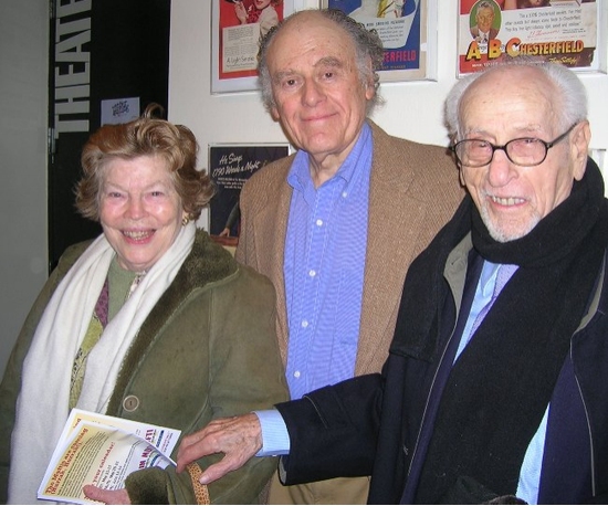 Anne Jackson, Bob Dishy and Eli Wallach Photo