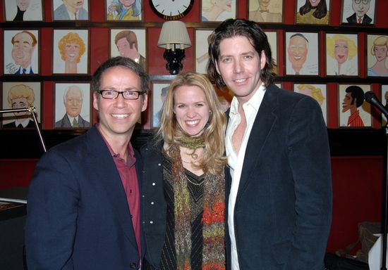 Jerry Steichen (Musical Director), Lauren Kennedy, and James Barbour Photo