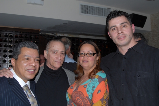 Cast and Director of Off-Broadway's "THE CASTLE", Angel Ramos, David Rothenberg, Vilm Photo