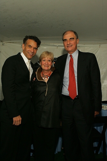 Brian Stokes Mitchell, Anne and Vincent Mai Photo