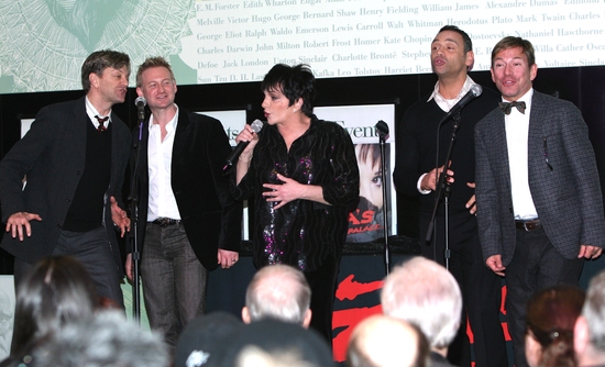 Jim Caruso, Johnny Rodgers, Liza Minnelli, Tiger Martina and Cortes Alexander Photo