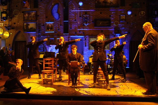 Aneurin Barnard and Iwan Rheon and the cast of Spring Awakening Photo