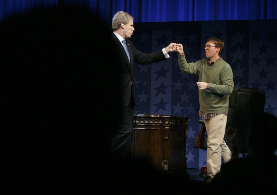 Photo Coverage: 'YOU'RE WELCOME AMERICA' Opening Night Curtain Call Image