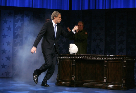 Photo Coverage: 'YOU'RE WELCOME AMERICA' Opening Night Curtain Call Image
