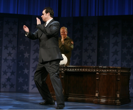 Photo Coverage: 'YOU'RE WELCOME AMERICA' Opening Night Curtain Call  Image