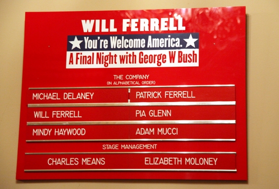 Photo Coverage: 'YOU'RE WELCOME AMERICA' Opening Night Curtain Call Image