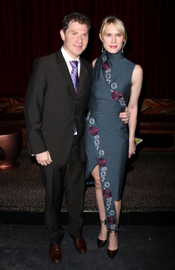 Bobby Flay and Stephanie March

 Photo