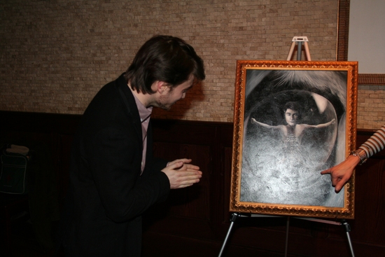 Photo Coverage: EQUUS Star Daniel Radcliffe's Portrait Unveiled at Tony's DiNapoli Image