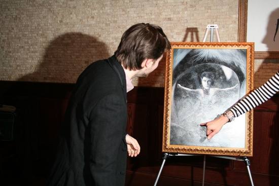 Photo Coverage: EQUUS Star Daniel Radcliffe's Portrait Unveiled at Tony's DiNapoli Image