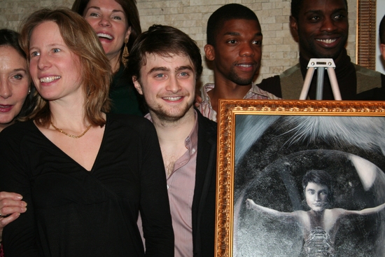 Photo Coverage: EQUUS Star Daniel Radcliffe's Portrait Unveiled at Tony's DiNapoli Image
