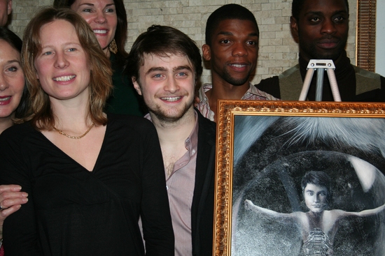 Photo Coverage: EQUUS Star Daniel Radcliffe's Portrait Unveiled at Tony's DiNapoli Image