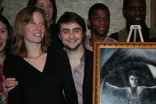 Photo Coverage: EQUUS Star Daniel Radcliffe's Portrait Unveiled at Tony's DiNapoli Image