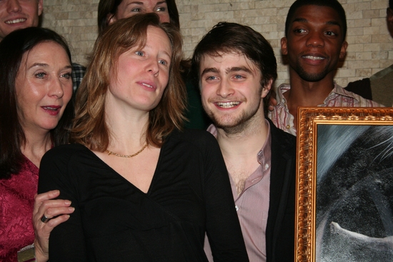 Photo Coverage: EQUUS Star Daniel Radcliffe's Portrait Unveiled at Tony's DiNapoli Image