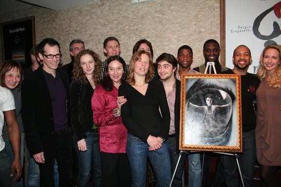 Daniel Radcliffe with cast and crew Photo