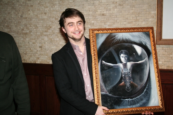 Photo Coverage: EQUUS Star Daniel Radcliffe's Portrait Unveiled at Tony's DiNapoli Image