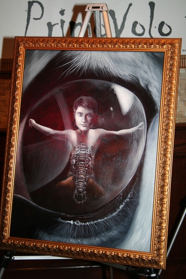 Photo Coverage: EQUUS Star Daniel Radcliffe's Portrait Unveiled at Tony's DiNapoli Image