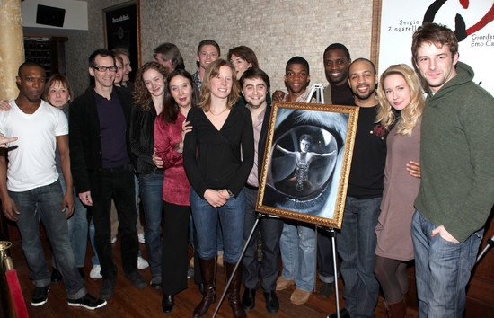Photo Coverage: EQUUS Star Daniel Radcliffe's Portrait Unveiled at Tony's DiNapoli Image