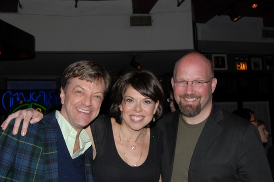Jim Caruso, Jill Abramovitz and Scott Coulter(Director of tonighs show_ Photo