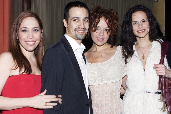 Andrea Burns, Lin-Manuel Miranda, Janet Dacal and Mandy Gonzalez Photo