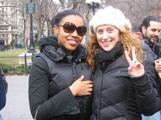 Photo Flash: The Cast of HAIR Spreads the Love in Union Square Image