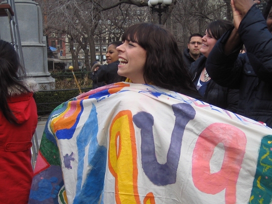 Photo Flash: The Cast of HAIR Spreads the Love in Union Square Image
