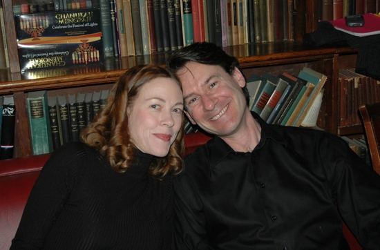 Veanne Cox and Ezra Barnes Photo