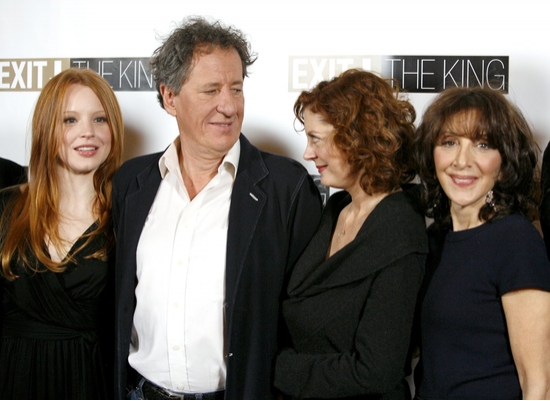 Lauren Ambrose, Geoffrey Rush, Susan Sarandon and Andrea Martin Photo