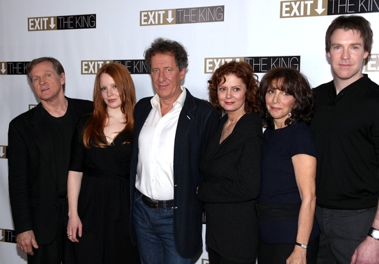 
William Sadler, Lauren Ambrose, Geoffrey Rush, Susan Sarandon, Neil Armfield, Andre Photo