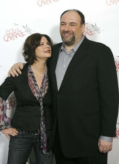 Marcia Gay Harden and James Gandolfini

 Photo