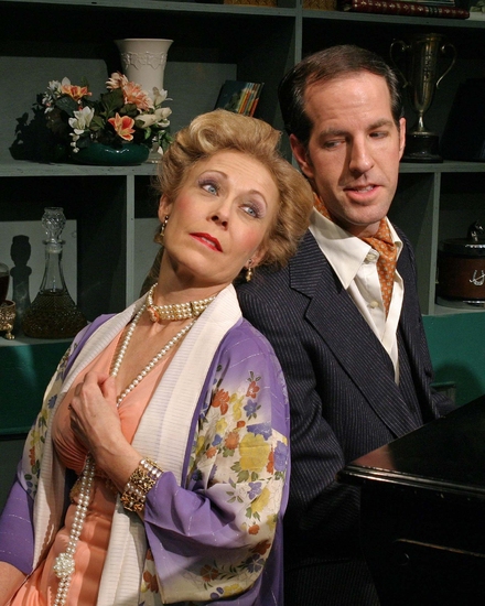 Maryann Nagel as Edith Bouvier Beale and Patrick Janson as Gould  Photo