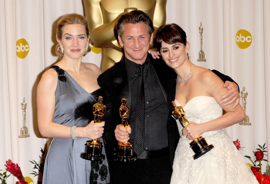 Kate Winslet, Sean Penn and Penelope Cruz Photo