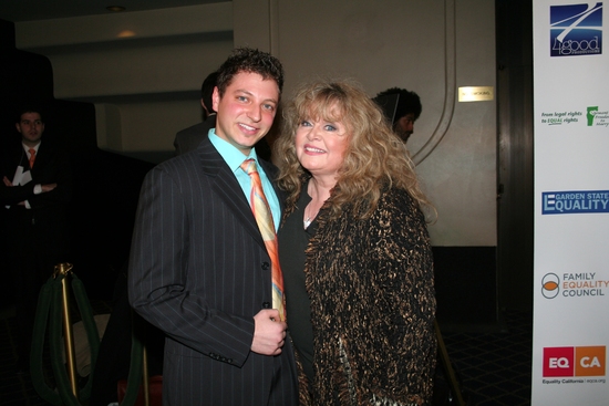 Sally Struthers with her son Justin Photo