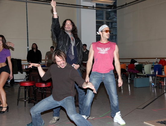 Photo Coverage: 'ROCK OF AGES' First Day of Rehearsal at the New 42nd Street Studios! 
