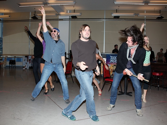 Photo Coverage: 'ROCK OF AGES' First Day of Rehearsal at the New 42nd Street Studios! Image