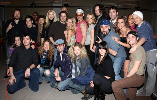 Photo Coverage: 'ROCK OF AGES' First Day of Rehearsal at the New 42nd Street Studios! Image