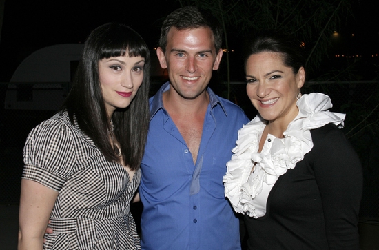 Eden Espinosa, Daneil Reichard and Shoshana Bean at Upright Cabaret Palm Springs Photo