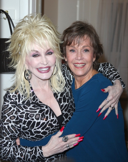 Photo Coverage: Dolly Parton Visits Jane Fonda Backstage at 33 VARIATIONS Image