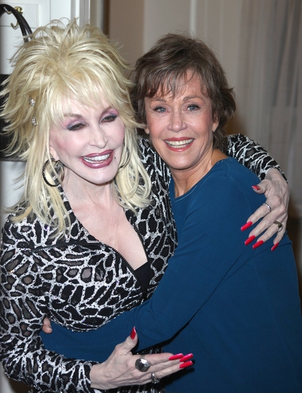 Photo Coverage: Dolly Parton Visits Jane Fonda Backstage at 33 VARIATIONS 