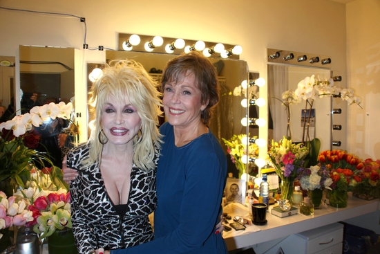 Photo Coverage: Dolly Parton Visits Jane Fonda Backstage at 33 VARIATIONS Image