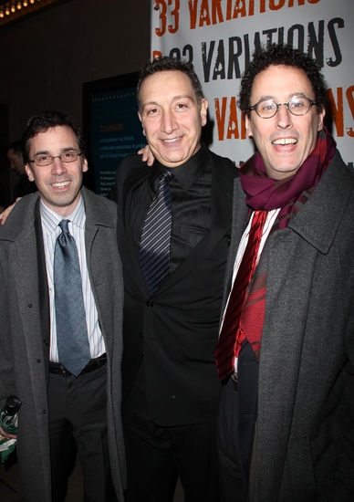 Mark Harris, Moises Kaufman and Tony Kushner

 Photo