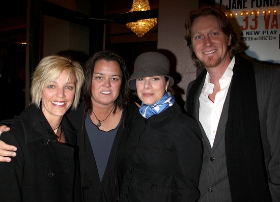 Kelli O'Donnell, Rosie O'Donnell, Marcia Gay Harden and Thaddaeus Scheel

 Photo