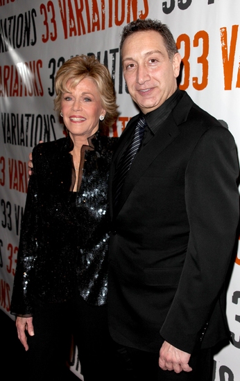 Jane Fonda and Moises Kaufman

 Photo